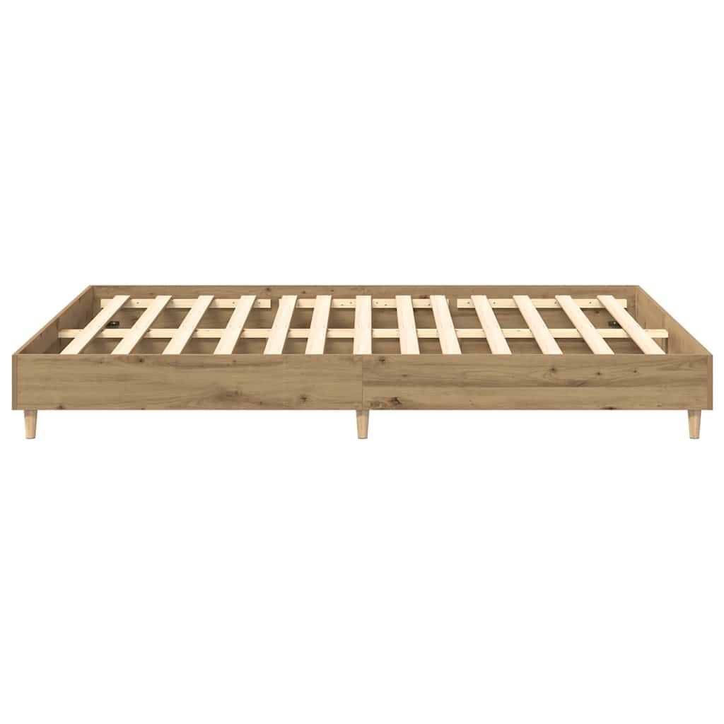 Sengeramme uten madrass artisan eik 140x200 cm konstruert tre