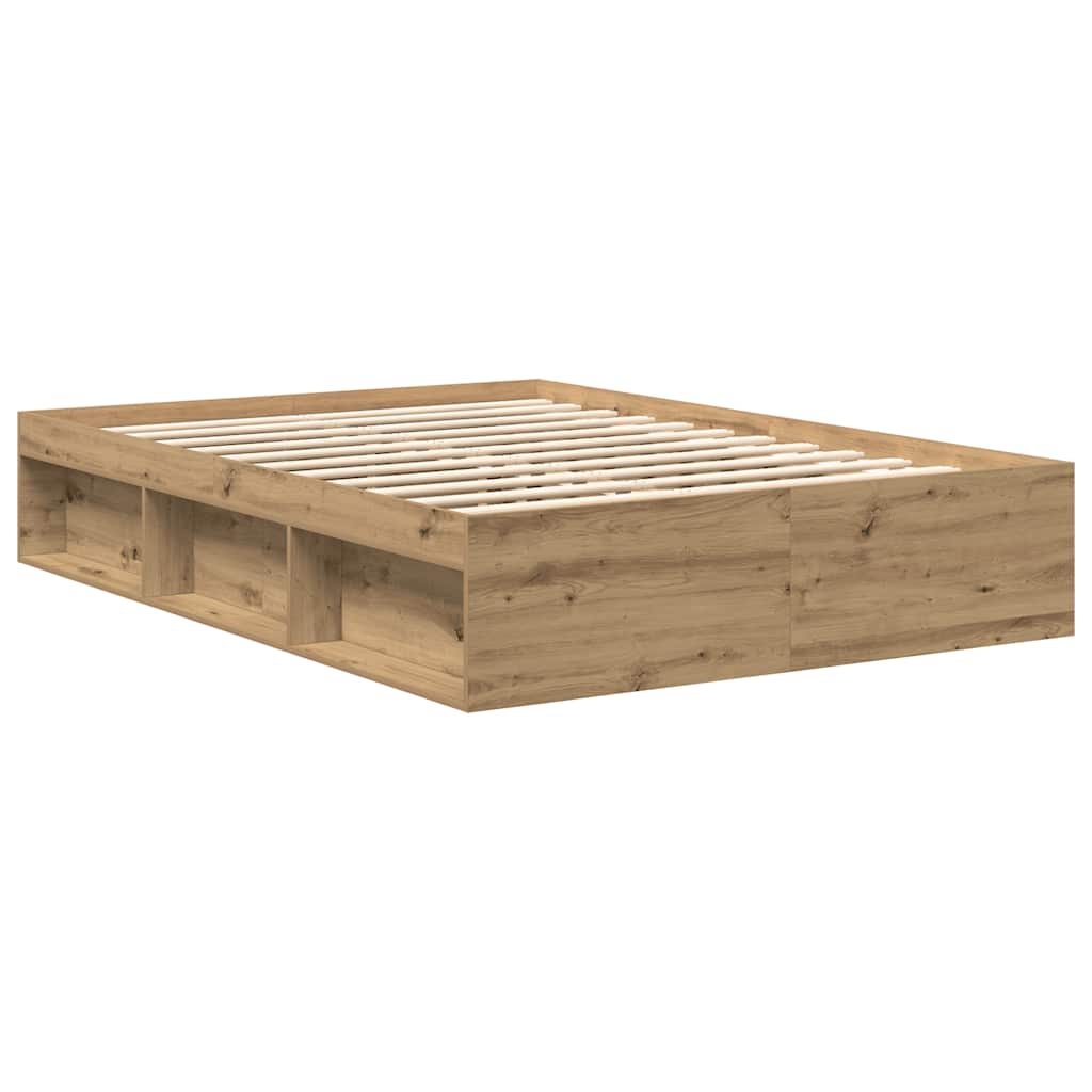 Sengeramme uten madrass artisan eik 120x190 cm konstruert tre