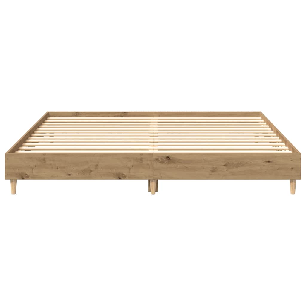 Sengeramme uten madrass artisan eik 180x200 cm konstruert tre