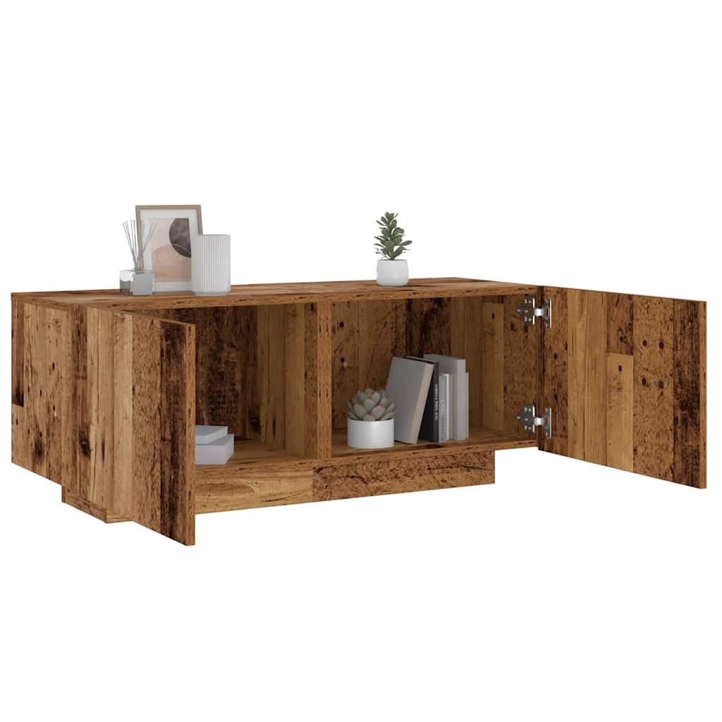 Nattbord gammelt tre 100x35x40 cm konstruert tre vidaXL