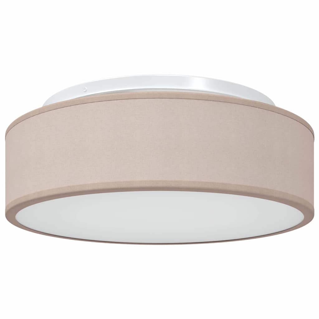 Taklampe med søkelys Gråbrun 38 x 38 x 13,5 cm stoff