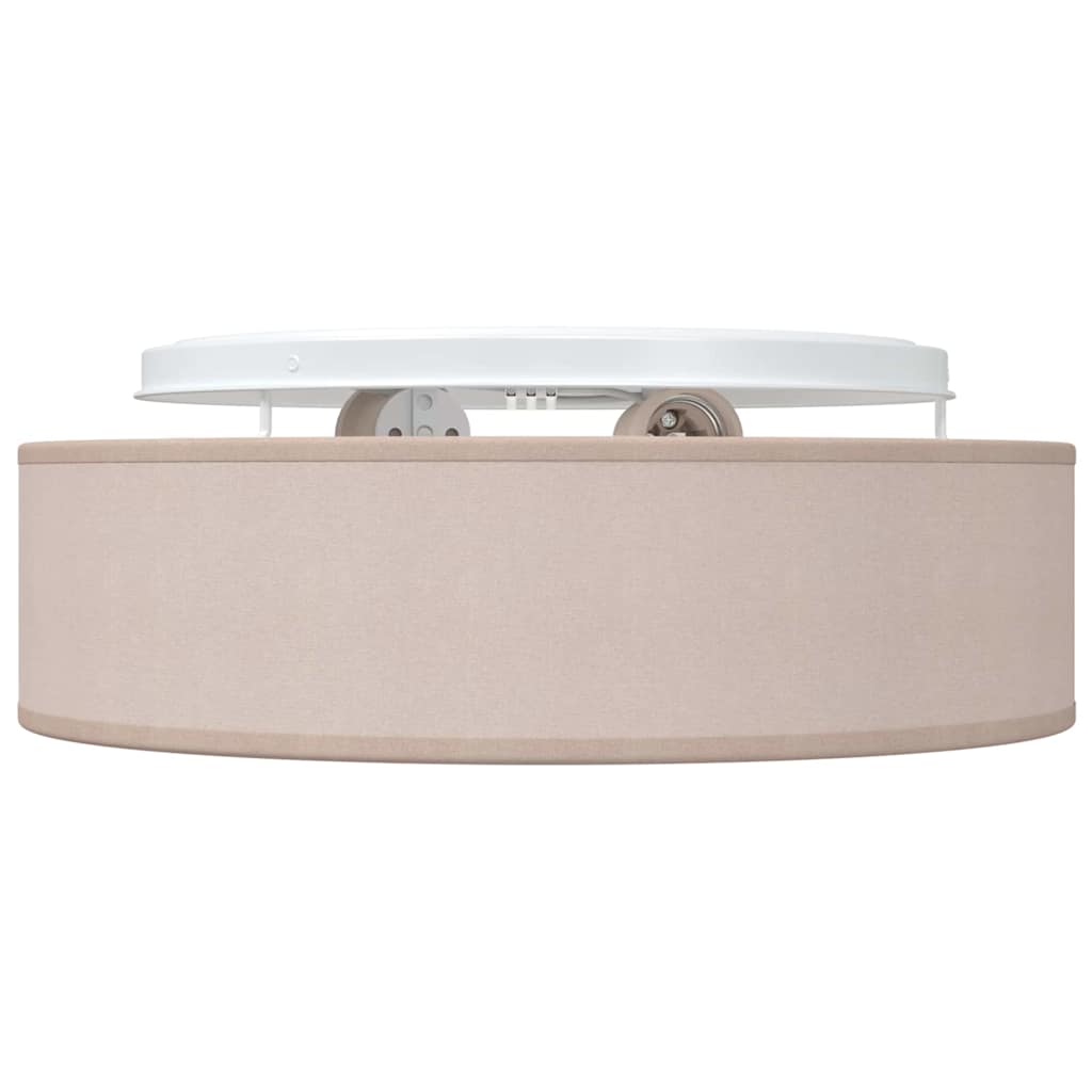 Taklampe med søkelys Gråbrun 38 x 38 x 13,5 cm stoff