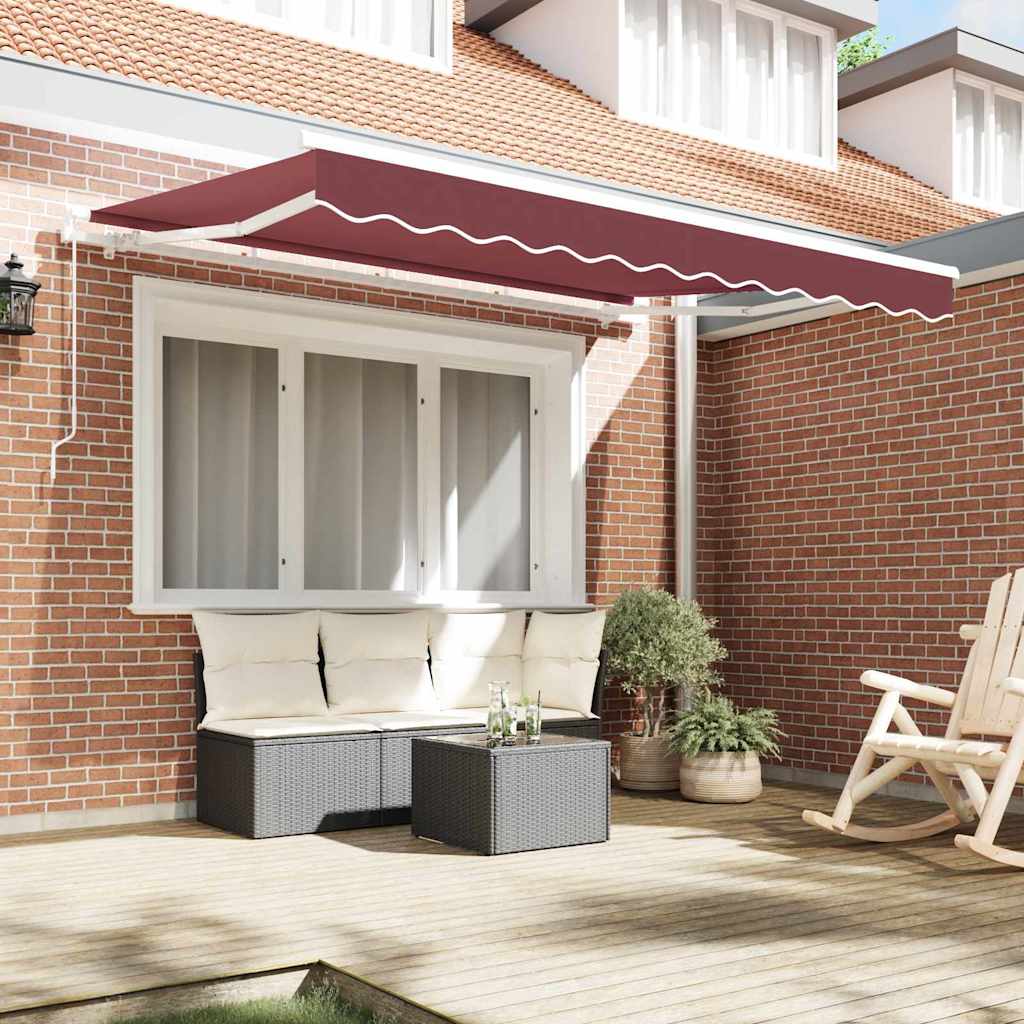 Reserveduk til markise Burgunder Rød 280 x 195 cm Polyester