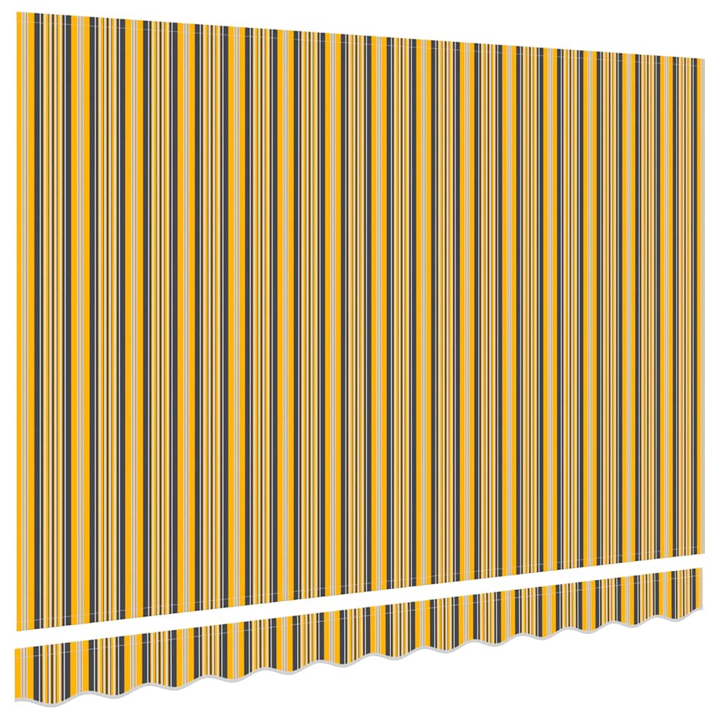 Reserveduk til markise Oransje og Svart 2,5 x 2 m Polyester