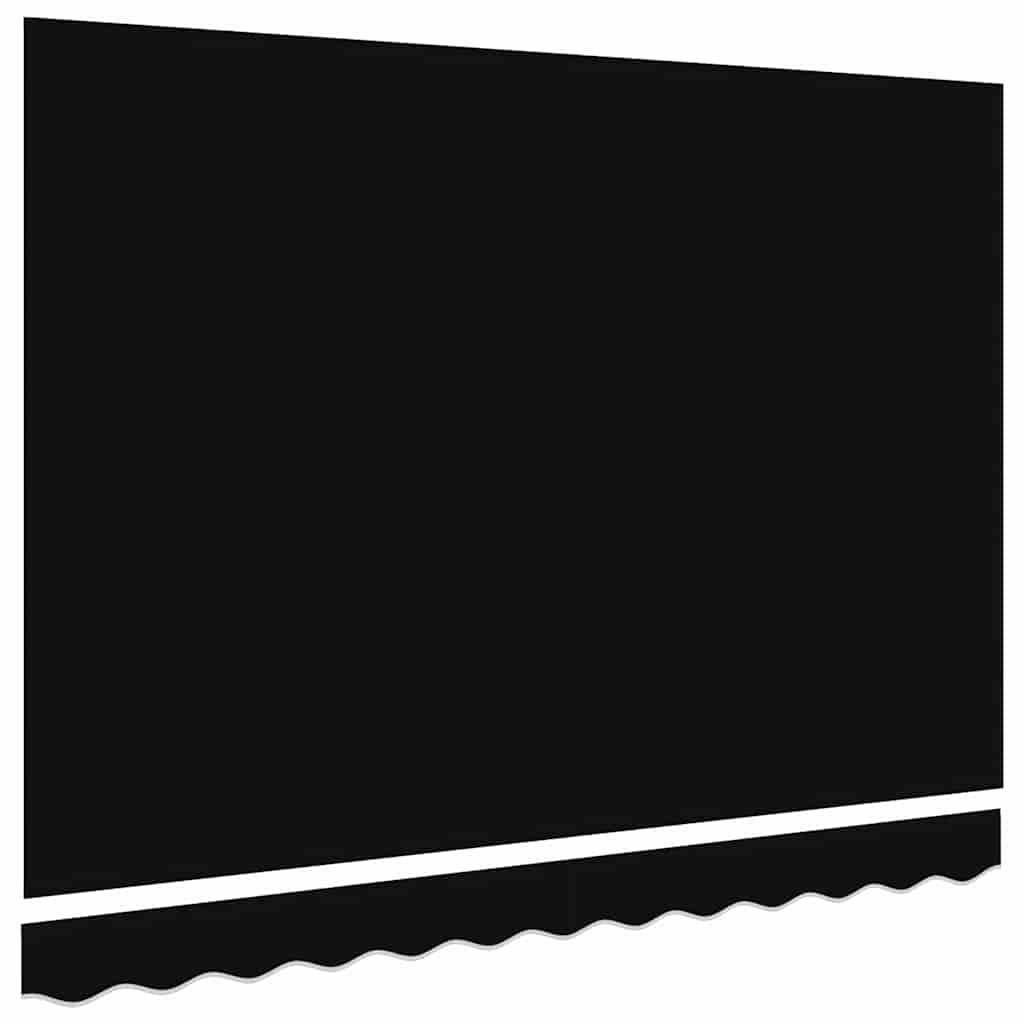 Reserveduk til markise Svart 3,5 x 2,5 m Polyester