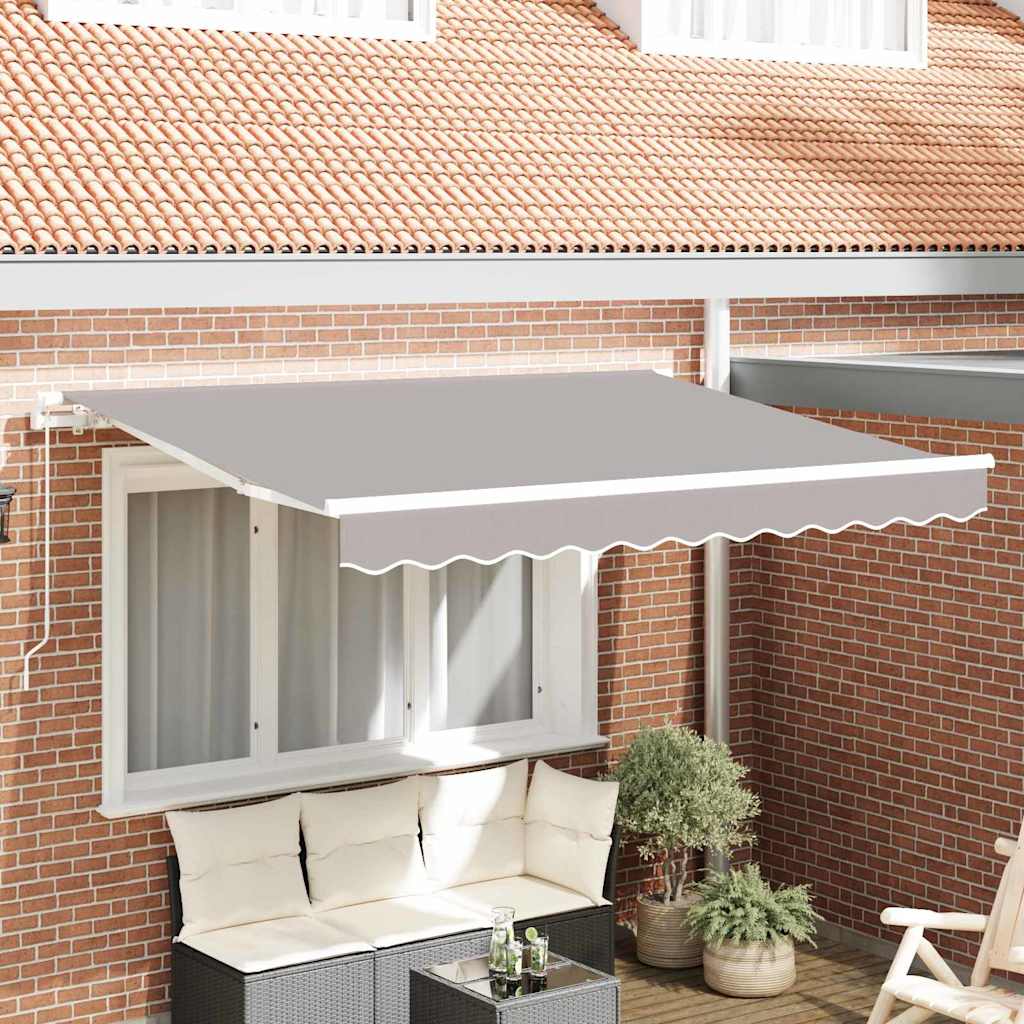 Reserveduk til markise Lysegrå 3,5 x 2 m Polyester