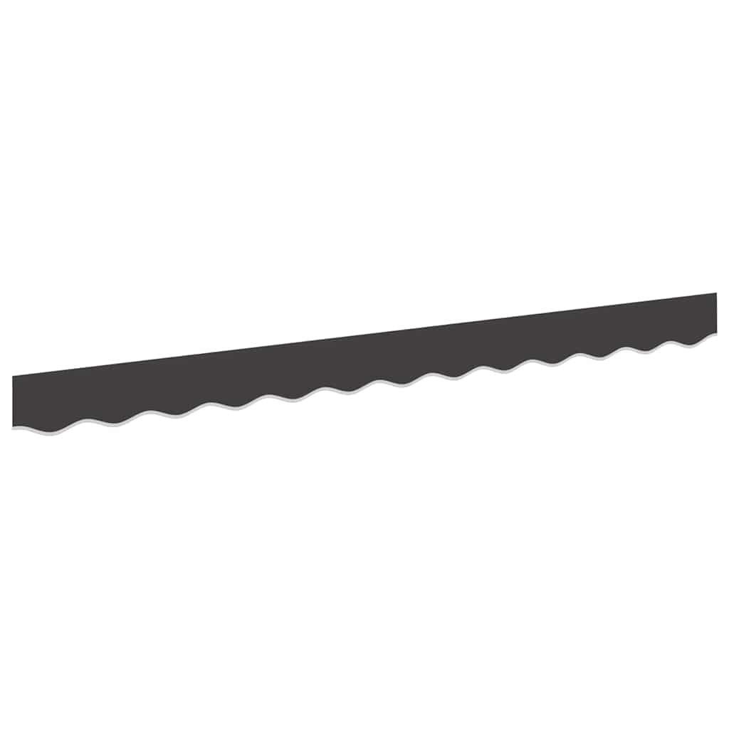 Markisekant erstatning Antrasitt Striper 2,5 m Polyester