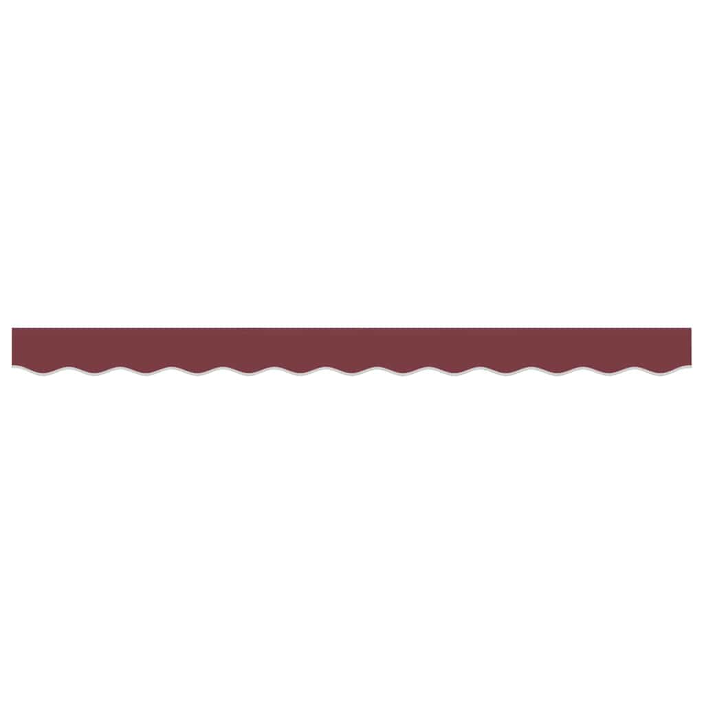Markisekant erstatning Burgunderstripe 2,5 m Polyester