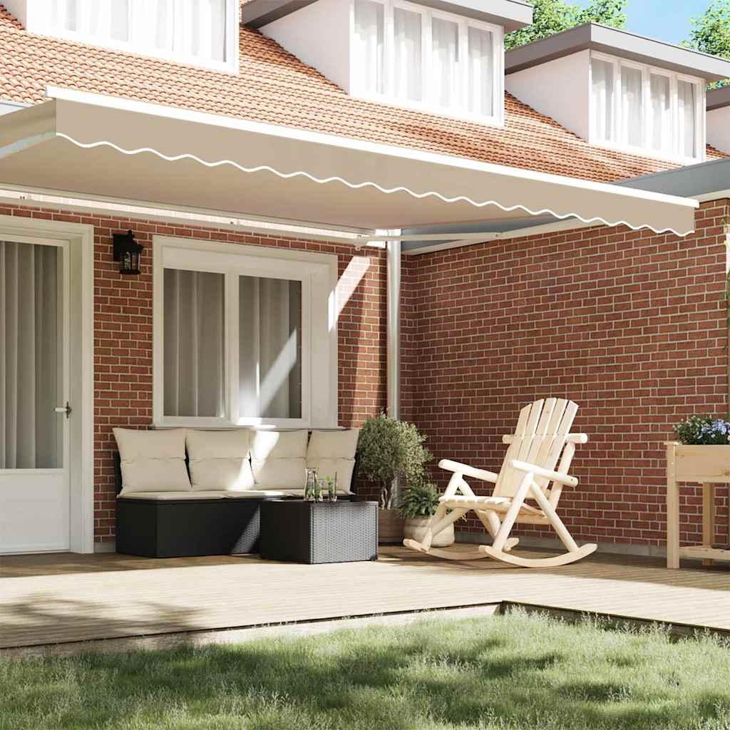 Markisekant erstatning Beige 4,5 m Polyester