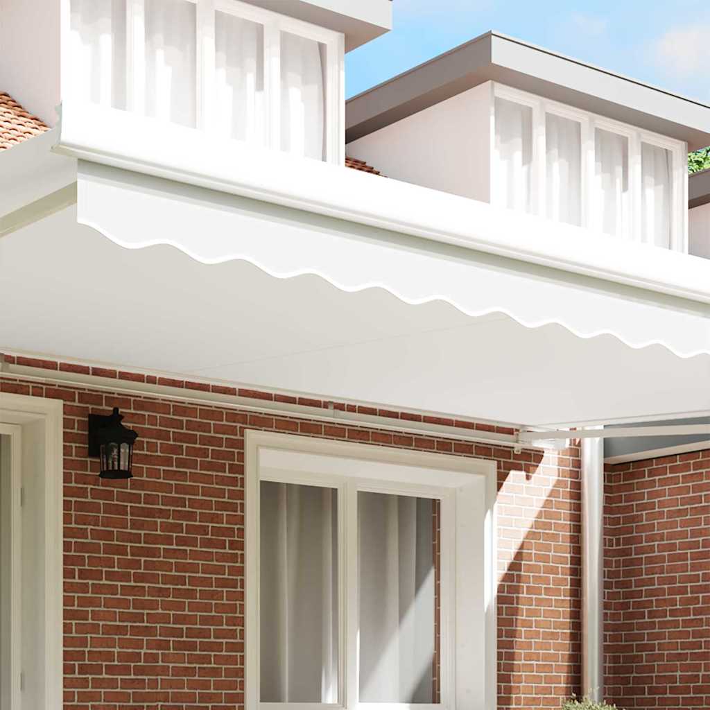Markisekant erstatning Hvit 480 x 20 cm Polyester