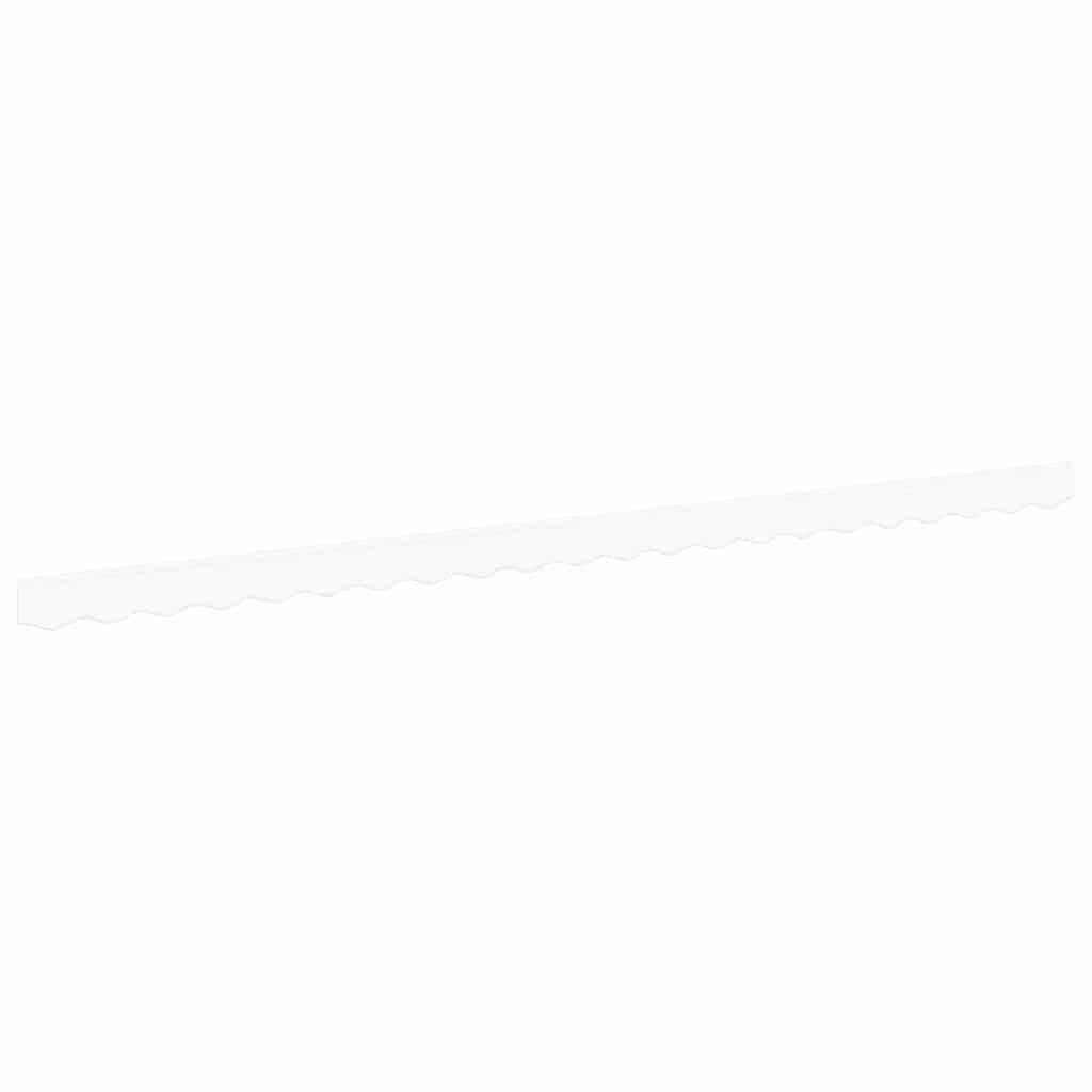 Markisekant erstatning Hvit 480 x 20 cm Polyester