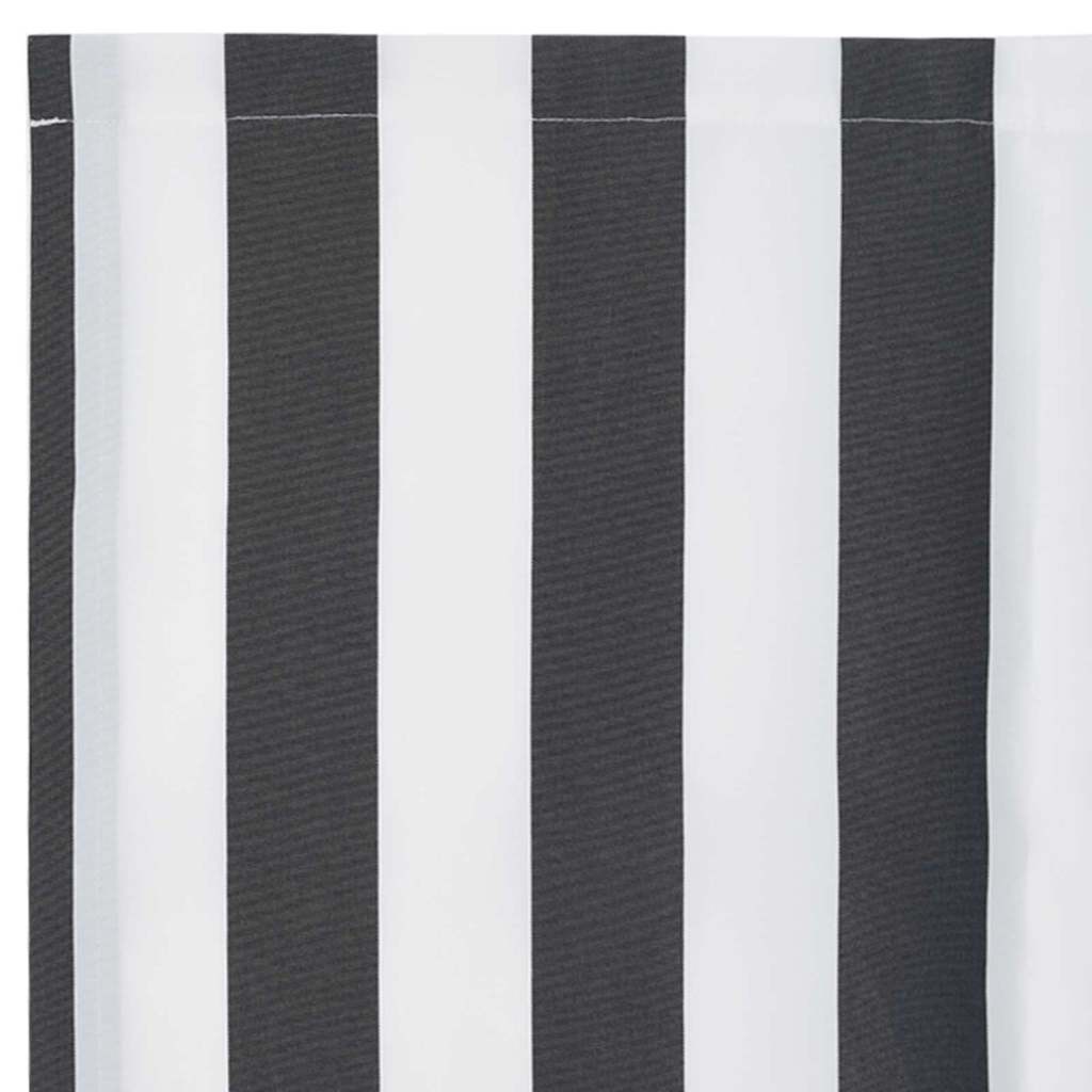 Reserveduk til markise Antrasitt og Hvit 1000 x 160 cm