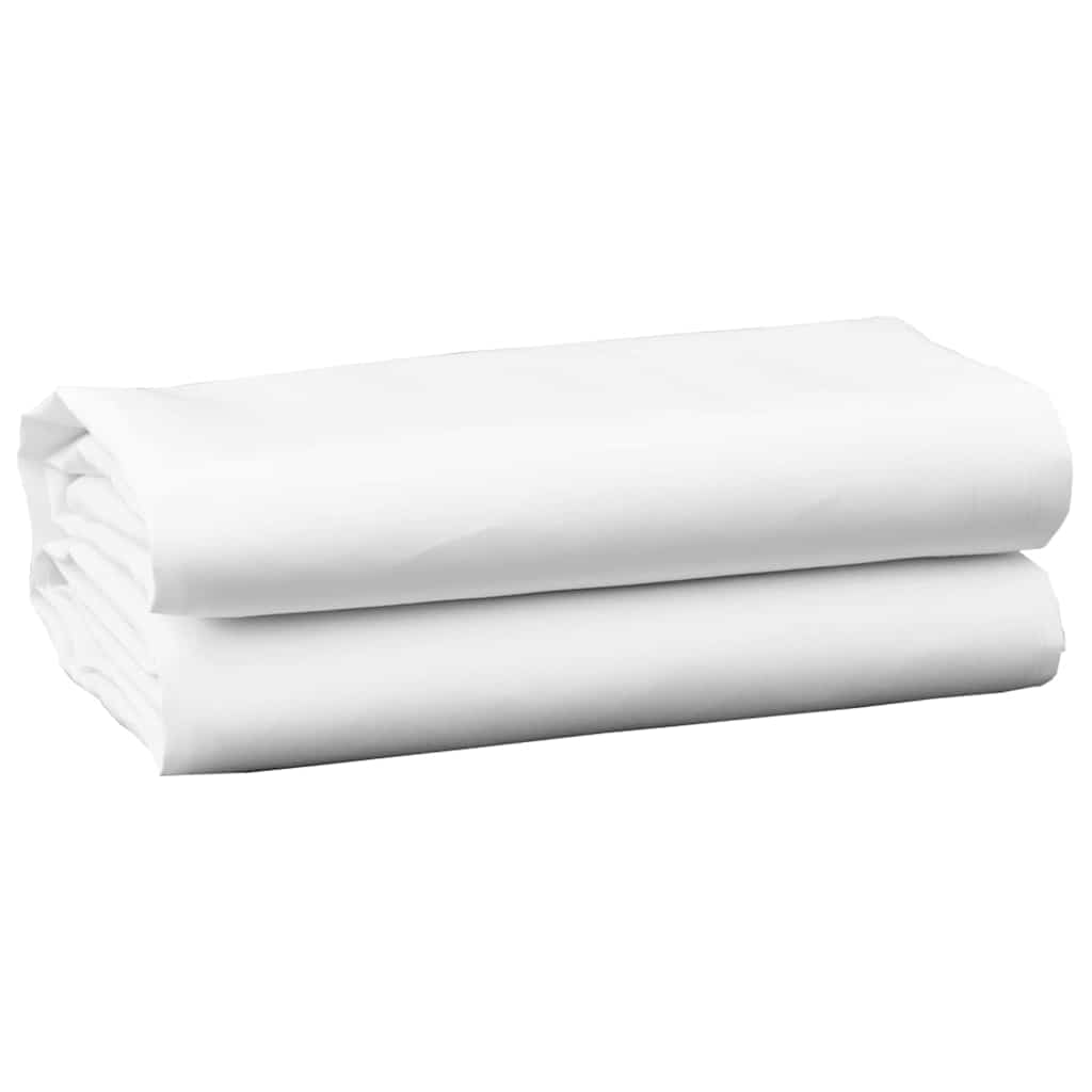 Reserveduk til markise Hvit 1000 x 160 cm Polyester