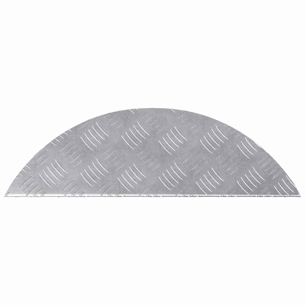 Trinn Halvmåne 15 pcs sølv 60 x 18 x 2,5 cm Aluminium