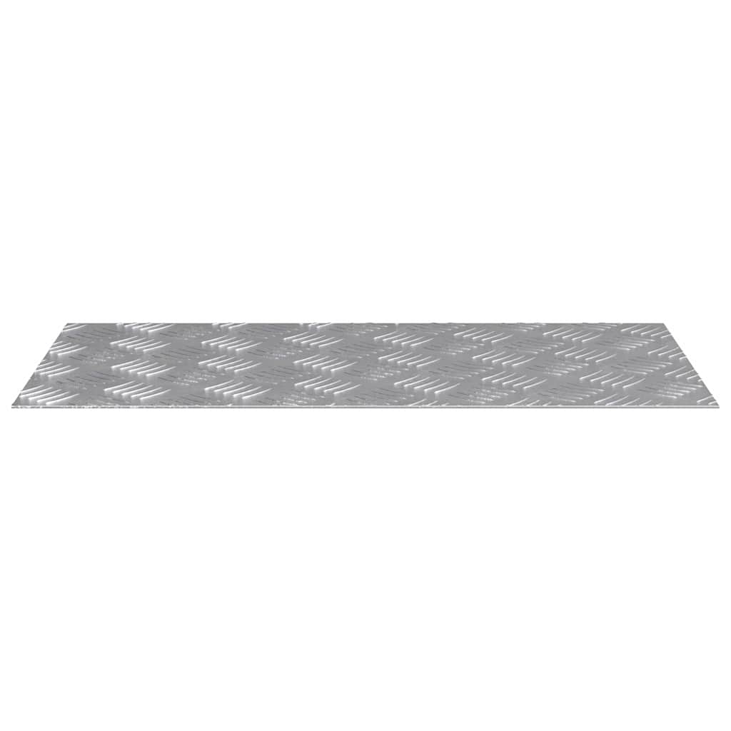 Trinn Rektangulær 2 pcs sølv 60 x 30 cm Aluminium