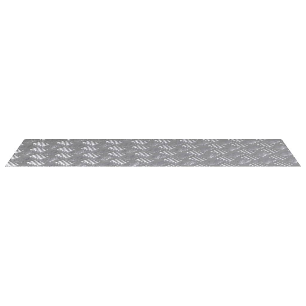 Trinn Rektangulær 2 pcs sølv 100 x 40 cm Aluminium