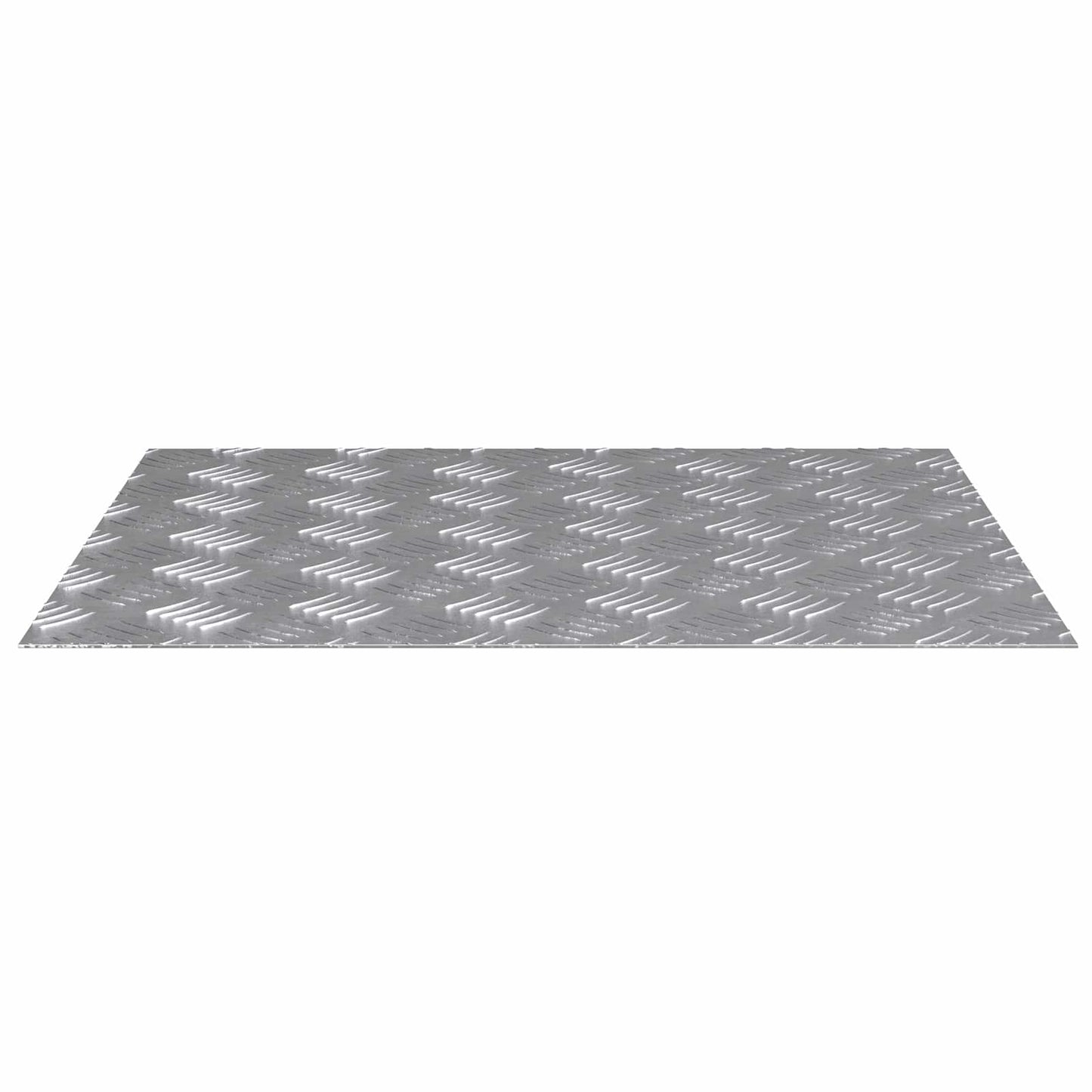 Trinn Rektangulær 4 pcs sølv 60 x 50 cm Aluminium