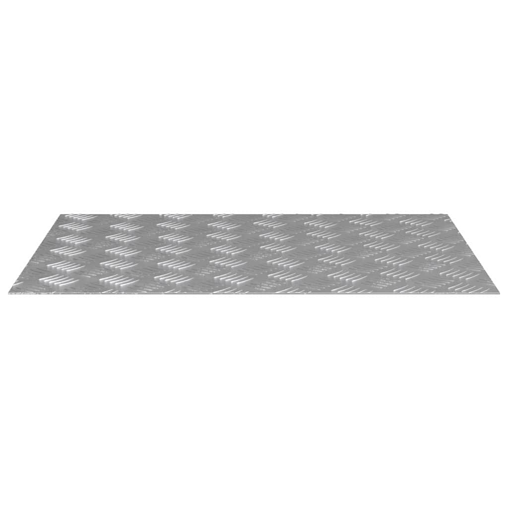 Trinn Rektangulær 2 pcs sølv 70 x 50 cm Aluminium