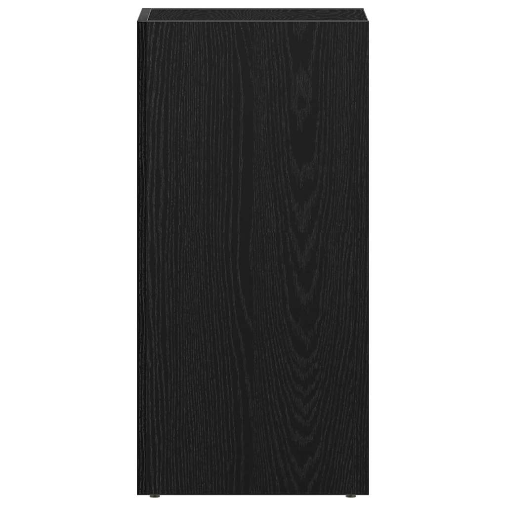 LP Oppbevaringsboks svart eik 71x34x36 cm konstruert tre