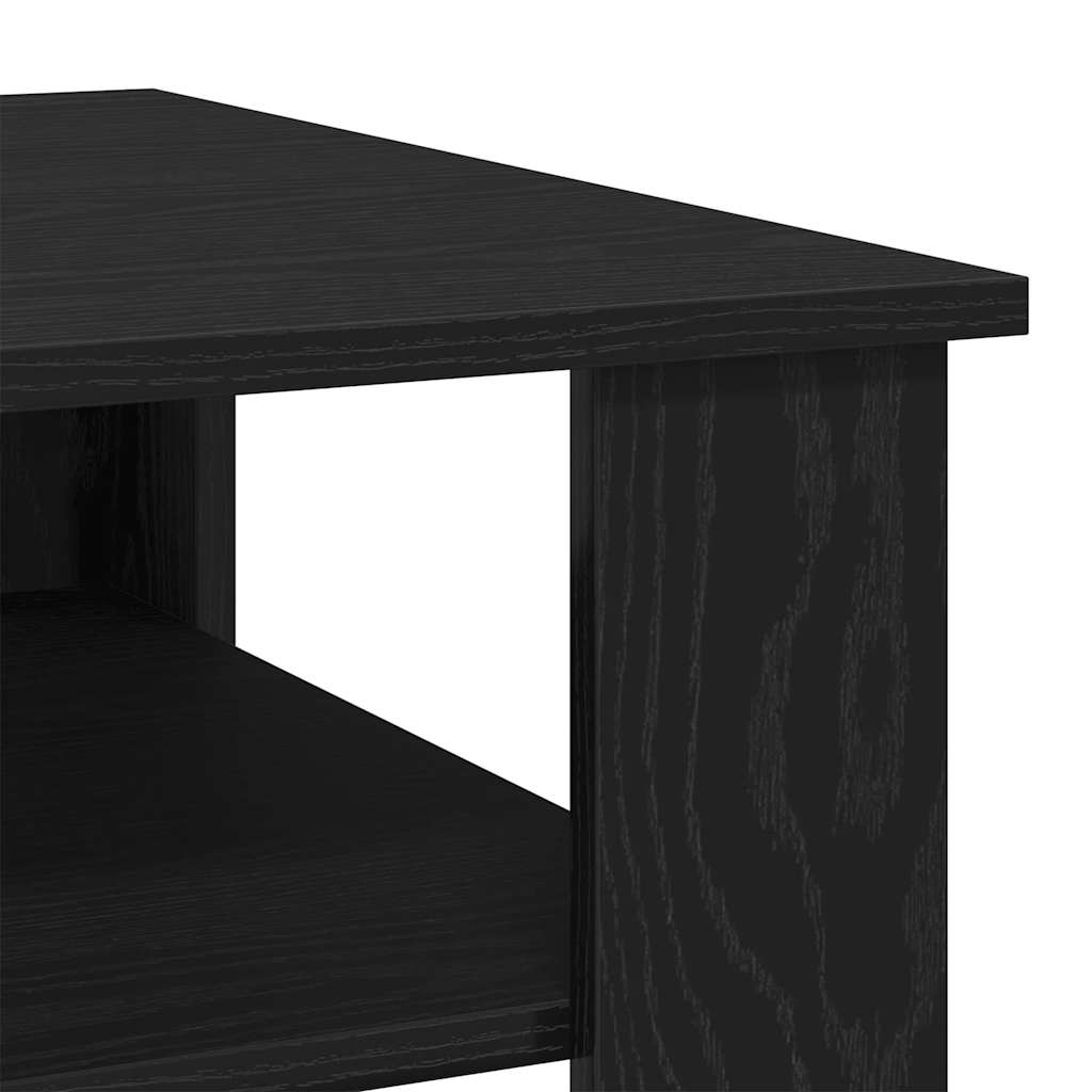 Kaffebord Svart Eik 60 x 60 x 42 cm Konstruert tre