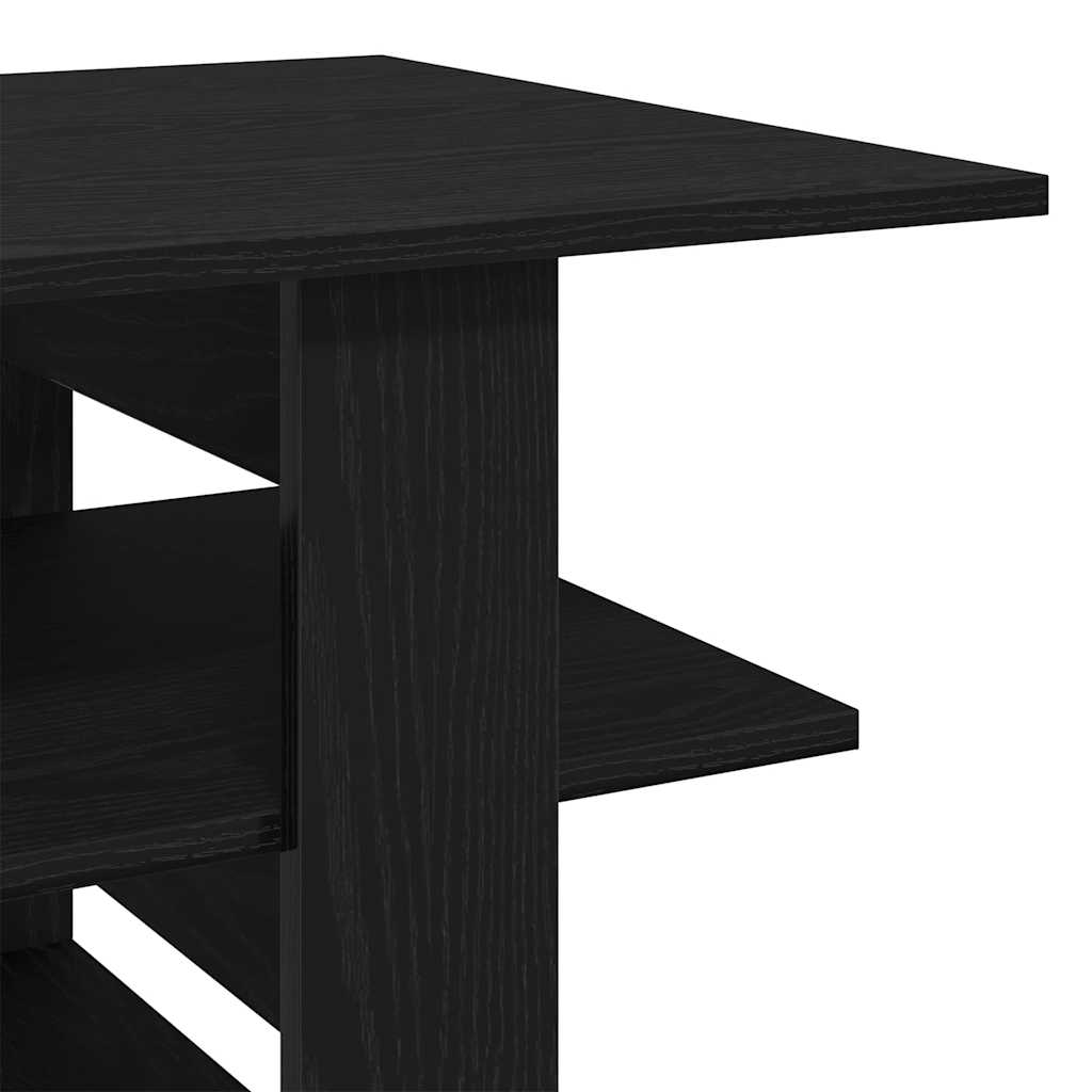 Kaffebord Svart Eik 102 x 55 x 42 cm Konstruert tre