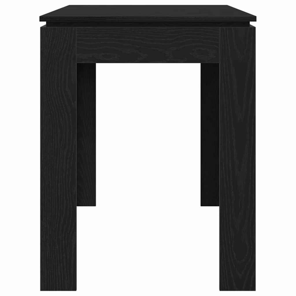 Spisebord svart eik 120x60x76 cm konstruert tre