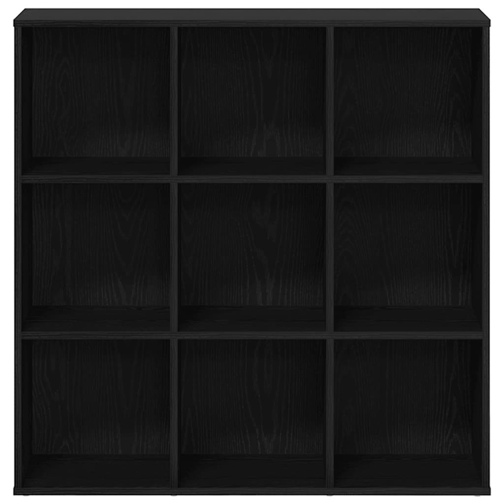 Bokskap svart eik 98x29x97,5 cm konstruert tre