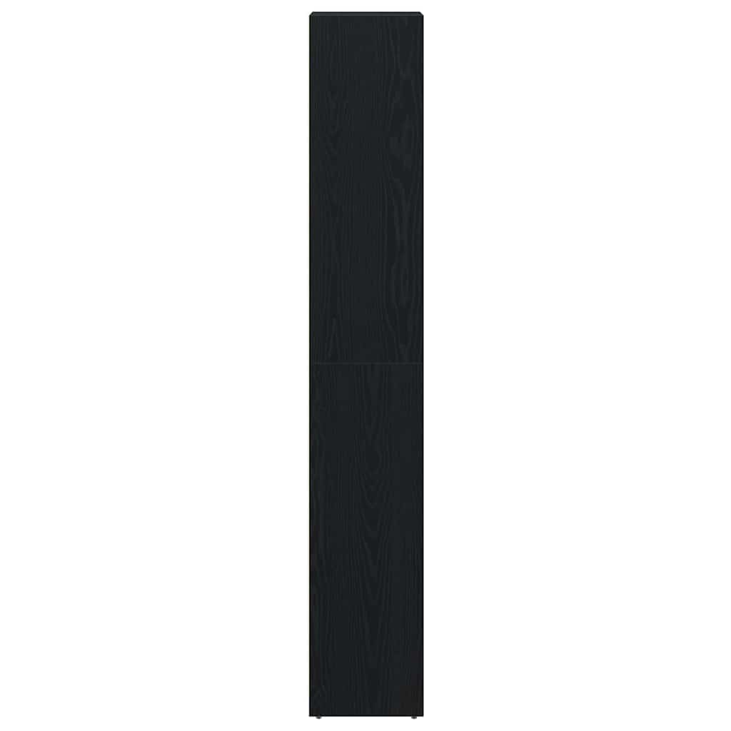 Baderomsskap Svart Eik 30 x 30 x 183,5 cm Konstruert tre