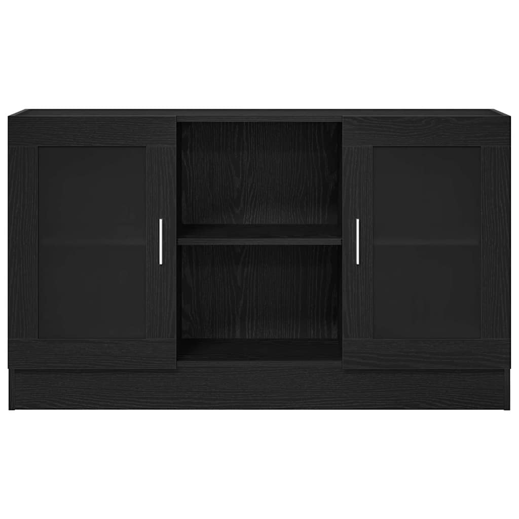 Serviesskap Svart Eik 120 x 30,5 x 70 cm Konstruert tre