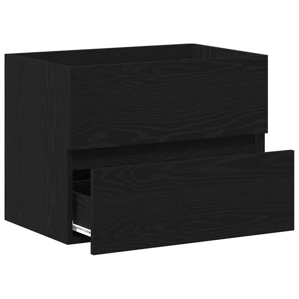 Servantskap svart eik 60x38,5x45 cm konstruert tre