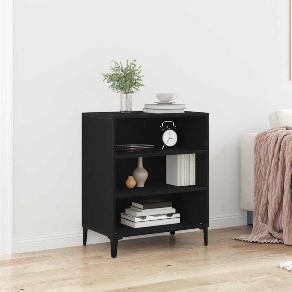Serviesskap Svart Eik 57 x 35 x 70 cm Konstruert tre