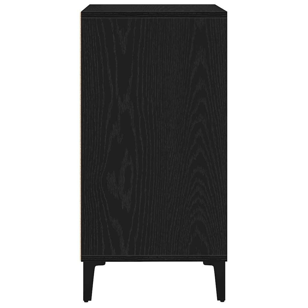 Serviesskap Svart Eik 57 x 35 x 70 cm Konstruert tre