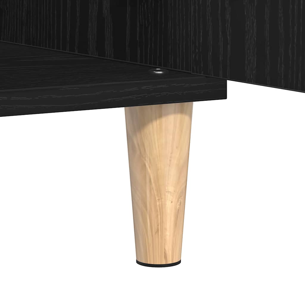 Serviesskap Svart Eik 60 x 35 x 70 cm Konstruert tre