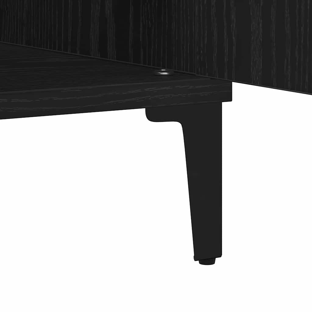Serviesskap Svart Eik 60 x 35 x 70 cm Konstruert tre