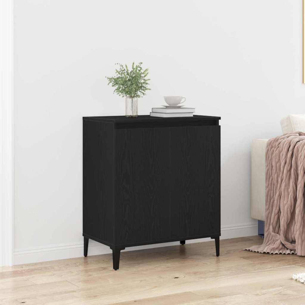 Serviesskap Svart Eik 60 x 35 x 70 cm Konstruert tre