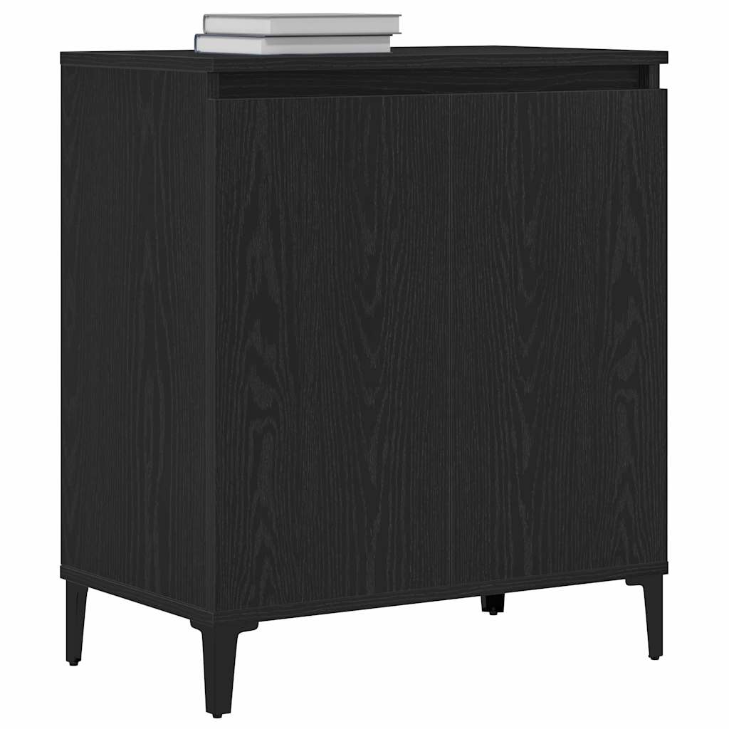Serviesskap Svart Eik 60 x 35 x 70 cm Konstruert tre
