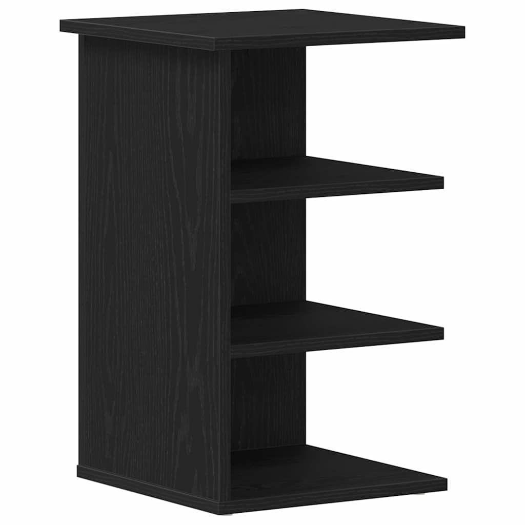 Sideskap Svart Eik 35 x 35 x 55 cm Konstruert tre