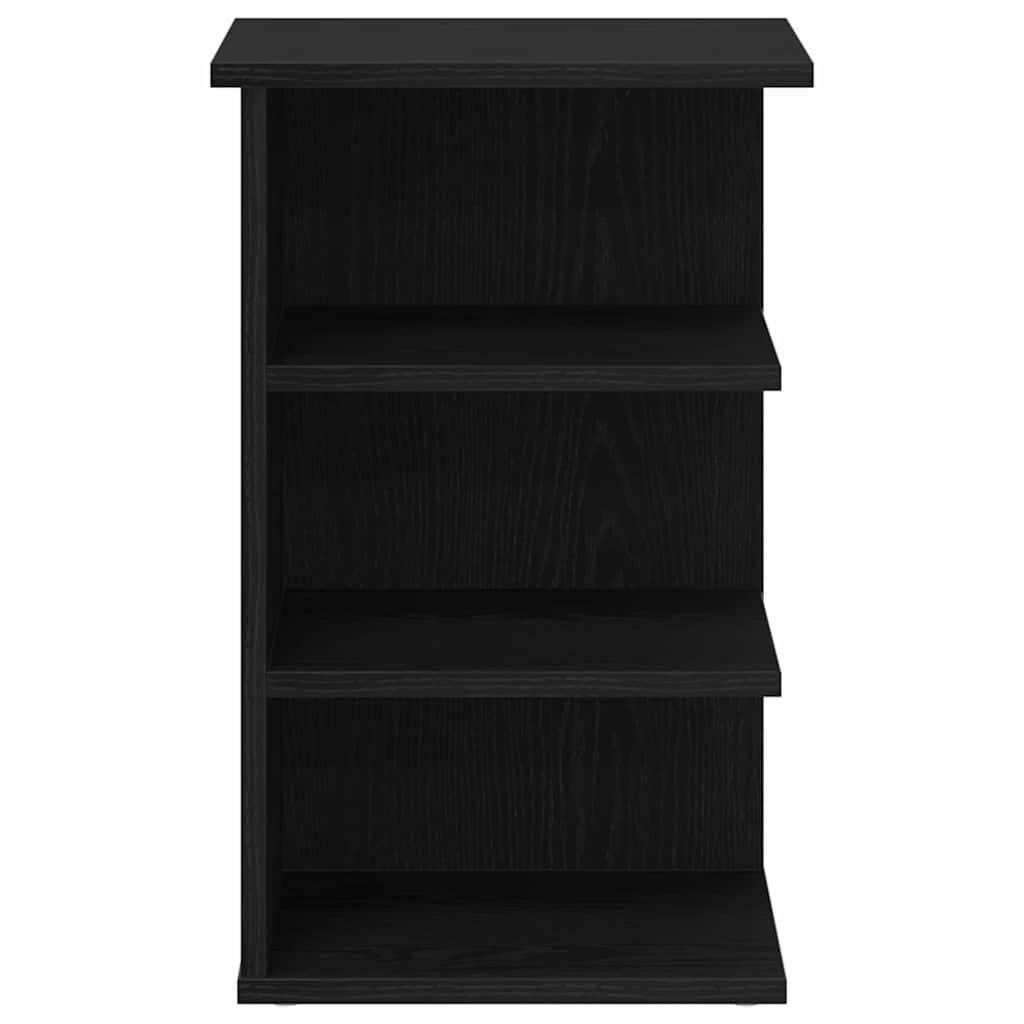 Sideskap Svart Eik 35 x 35 x 55 cm Konstruert tre
