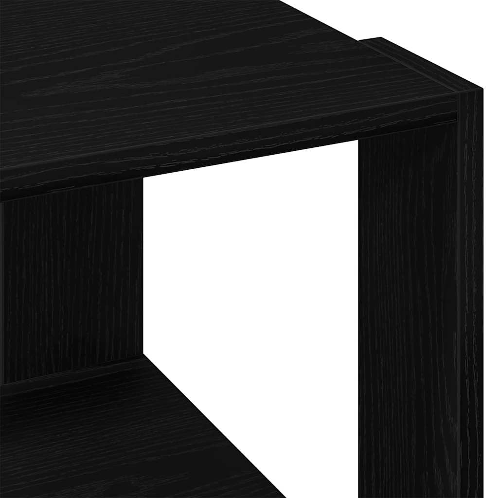 Kaffebord Svart Eik 40 x 40 x 30 cm Konstruert tre