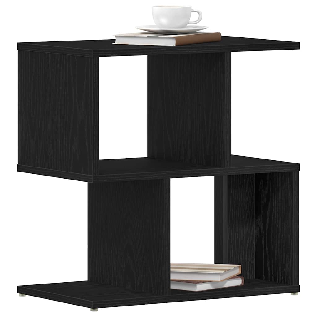 Nattbordskap 2 pcs Svart Eik 50 x 30 x 51,5 cm Konstruert tre