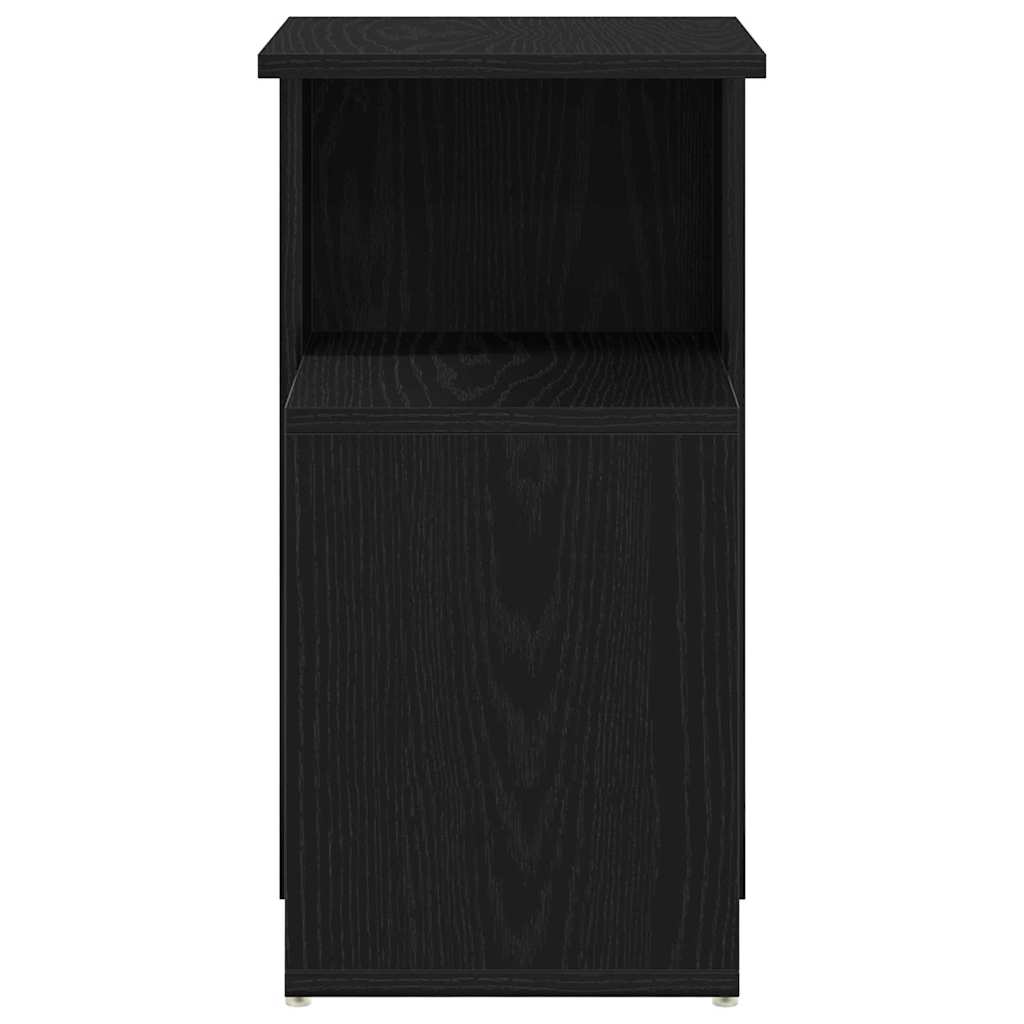 Sidetabell Svart Eik 36 x 30 x 56 cm Konstruert tre