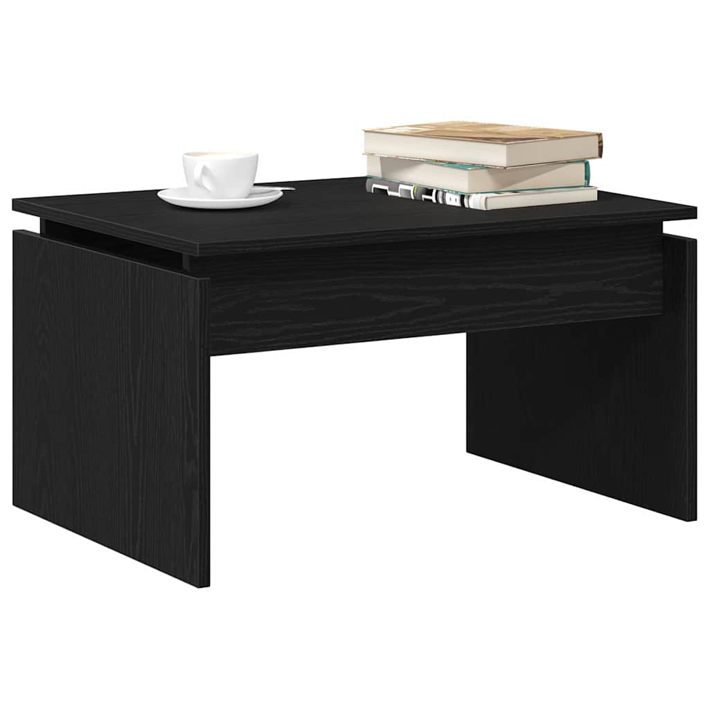 Kaffebord Svart Eik 68 x 50 x 38 cm Konstruert tre