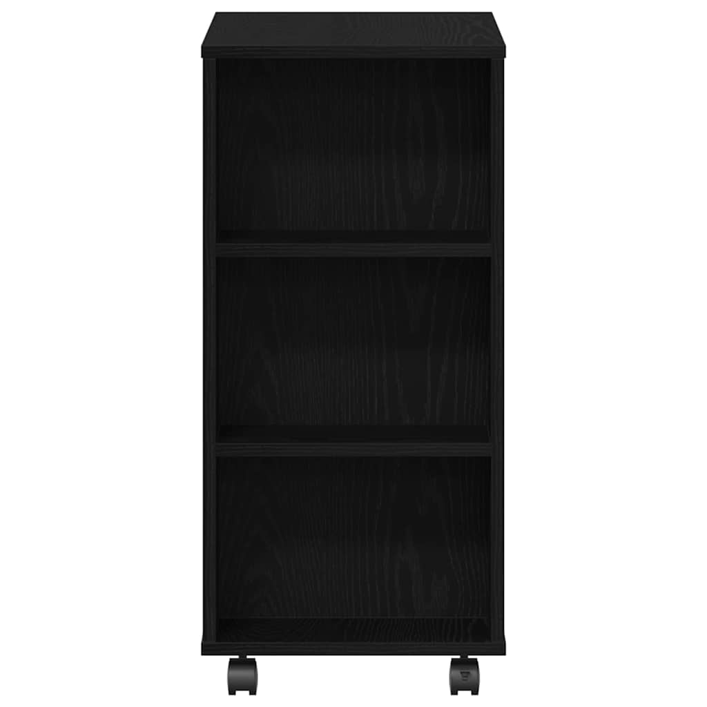 Oppbevaringsskap Svart Eik 60 x 35 x 75 cm Konstruert tre