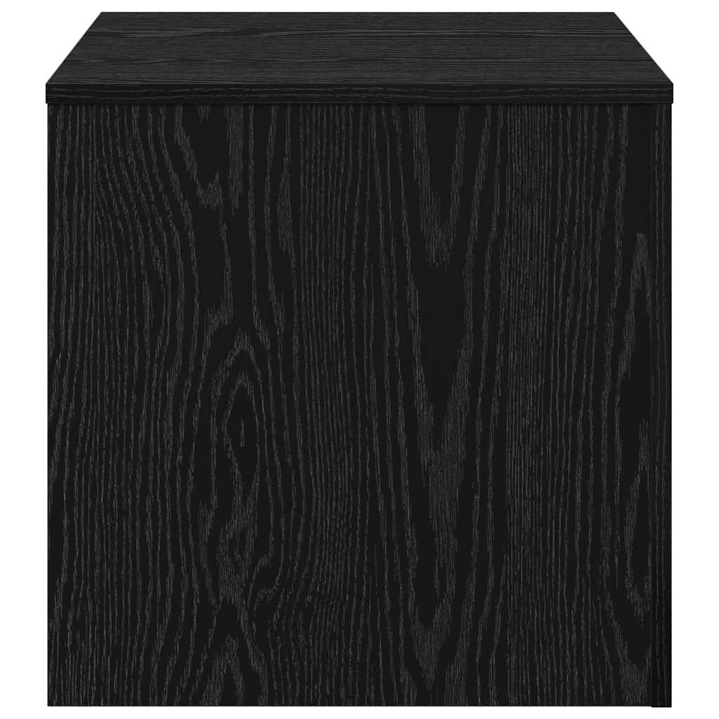 Nesting Bord 3 pcs Svart Eik Konstruert tre