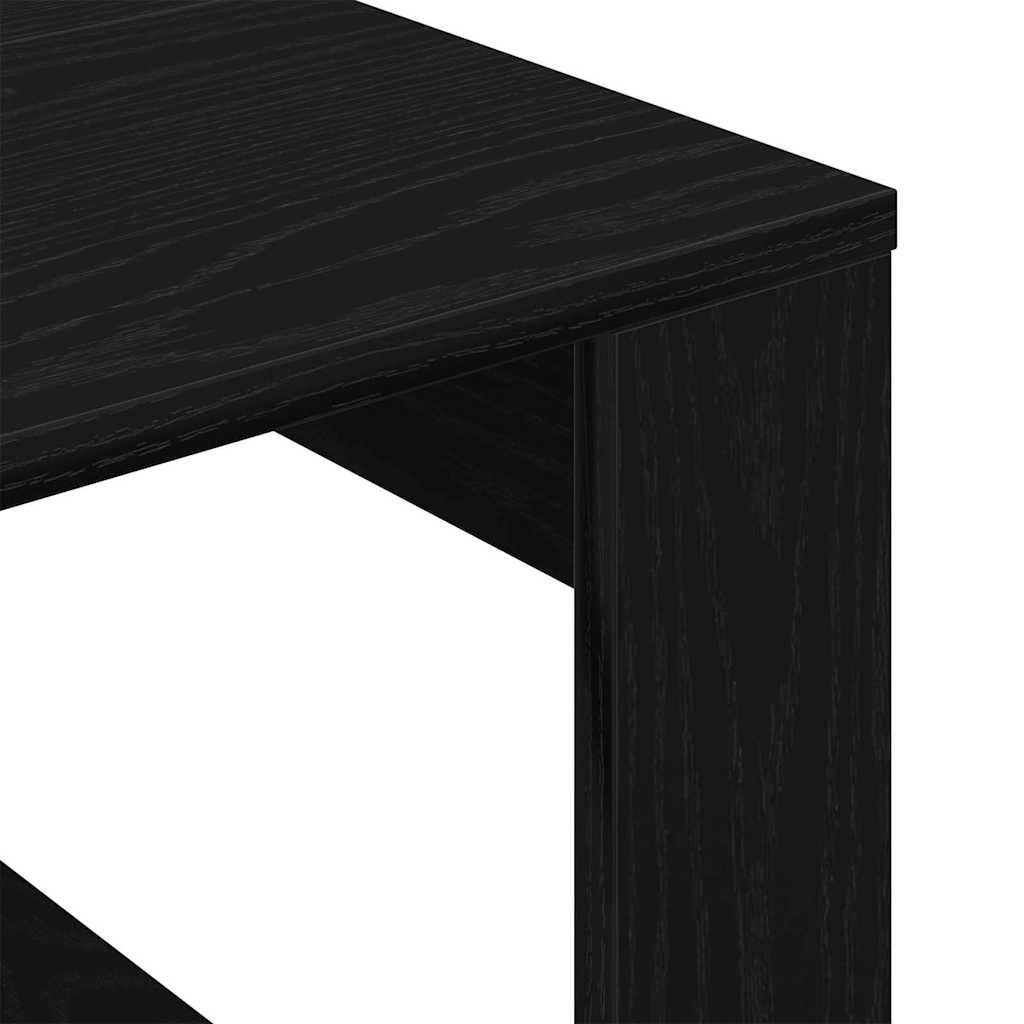 Kaffebord Svart Eik 50 x 50 x 35 cm Konstruert tre