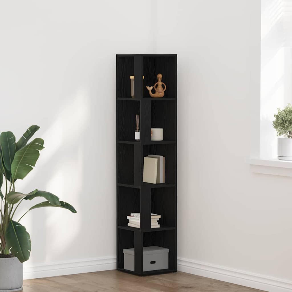 Krokhyller Svart Eik 33 x 33 x 164,5 cm Konstruert tre