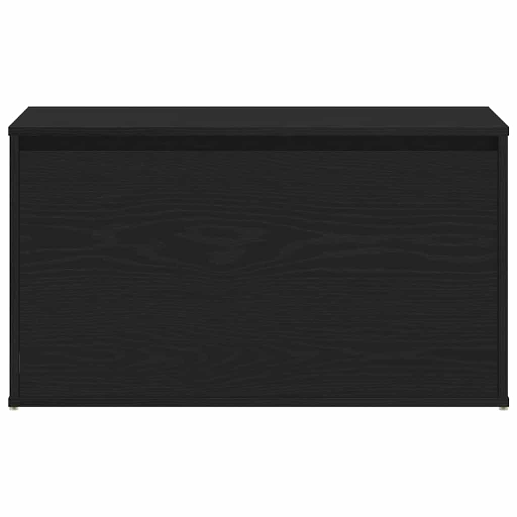 Gangbenk med skuff Svart Eik 80 x 40 x 45 cm Konstruert tre