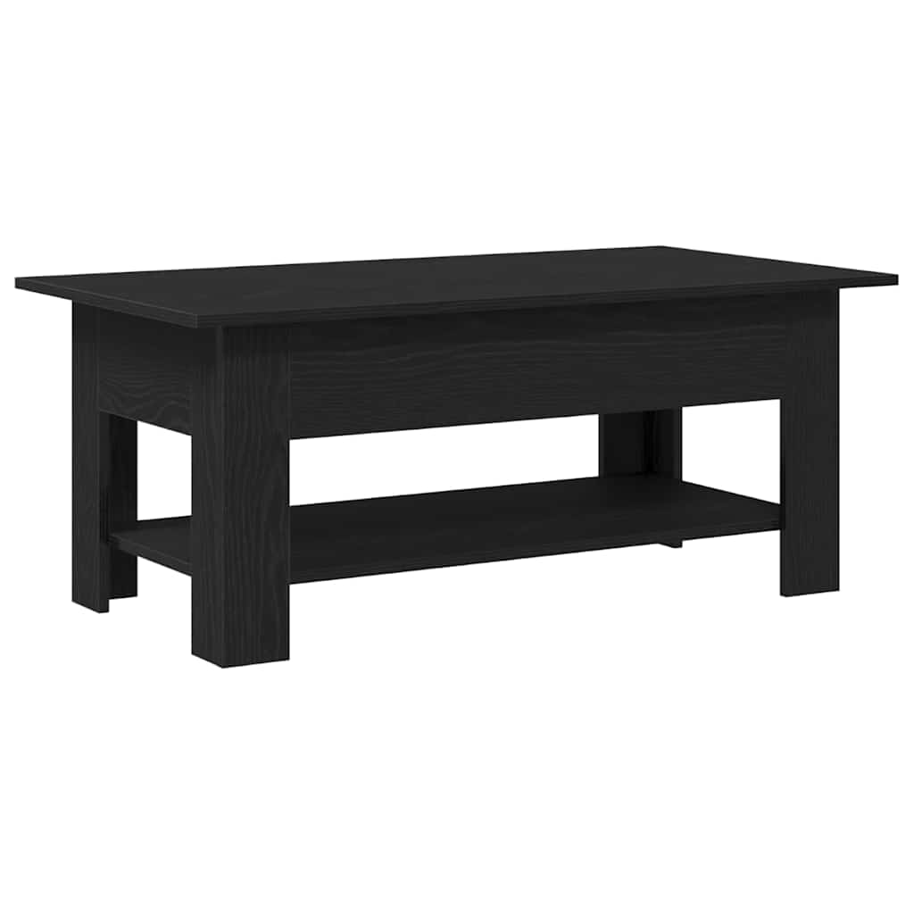 Kaffebord Svart Eik 102 x 55 x 42 cm Konstruert tre