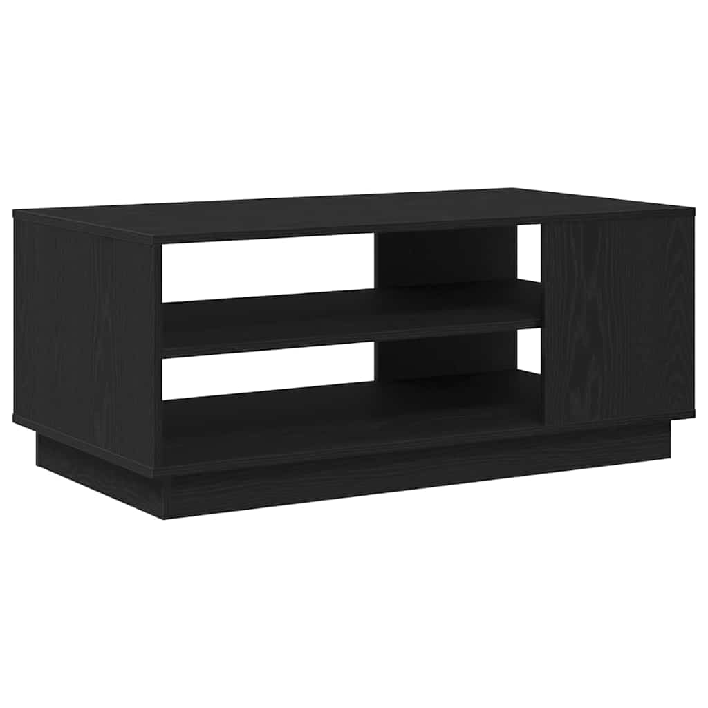 Kaffebord Svart Eik 102 x 55 x 43 cm Konstruert tre