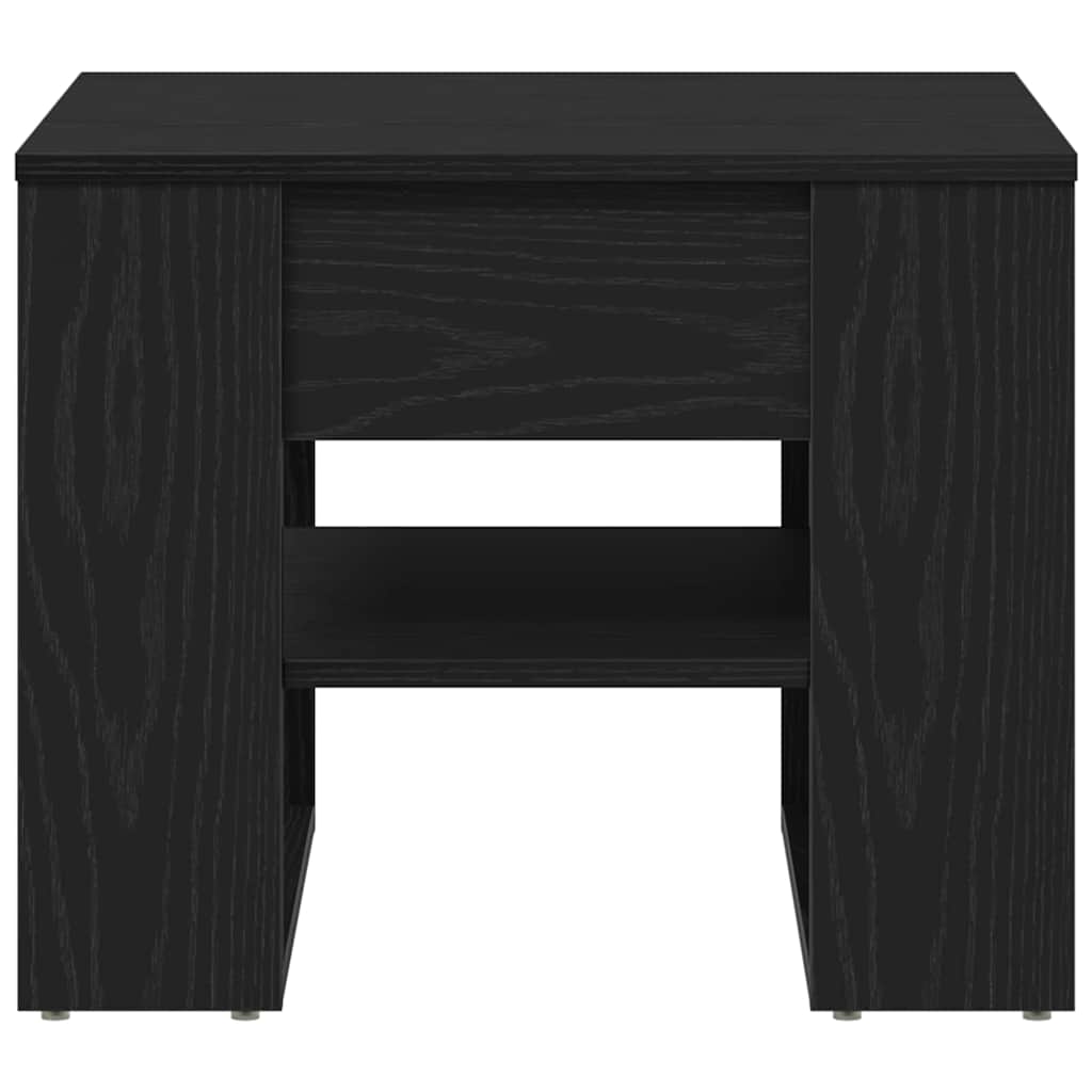 Kaffebord Svart Eik 55,5 x 55 x 45 cm Konstruert tre